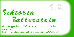 viktoria wallerstein business card